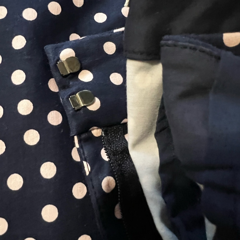 Boden Pants Women's Size 12R Navy Blue Polka Dot
Crop Ankle - Picture 6 of 7